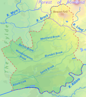 City of Preston topography