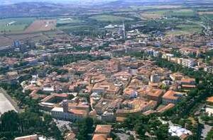 Aerial view of Grosseto