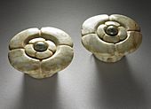 Flower-Shaped Earflares LACMA M.2007.85.1-.2