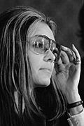 Gloria Steinem at news conference, Women's Action Alliance, January 12, 1972.jpg