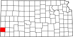 State map highlighting Stanton County