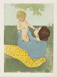 Mary Cassatt - Under the Horse-Chestnut Tree - Google Art Project