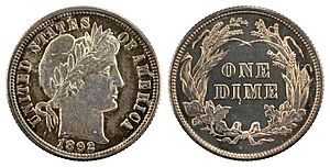 NNC-US-1892-10C-Barber Dime