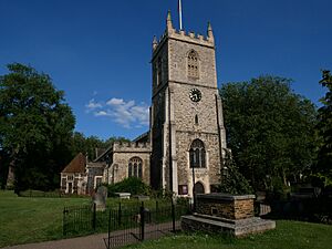 Northwest View of the Church of St Dunstan, Stepney.jpg