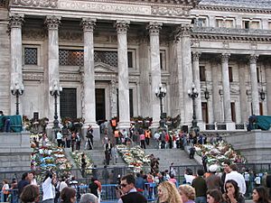 Raul Alfonsin Burial