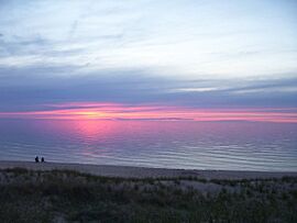 Sunset at nordhouse dunes