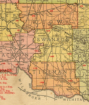 Swanson Co OK map.png