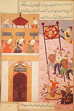 Tamerlane Besieging Urganj