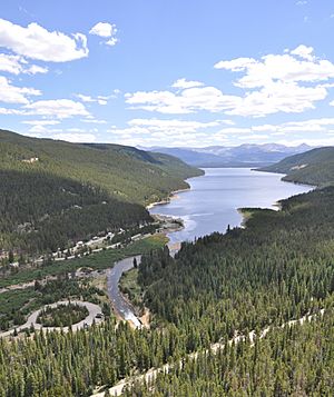 Turquoise Reservoir