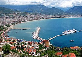 Castle and harbour of Alanya