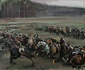 Alfred Munnings - Charge of Flowerdew's Squadron