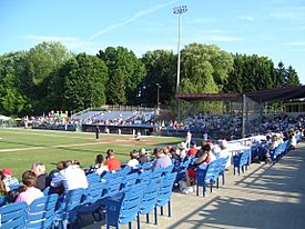 Auburn Doubledays game Falcon Park Auburn