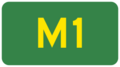 Australian alpha-numeric route shield (M1)