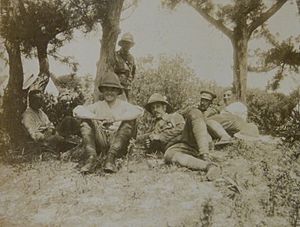 Battalion Training at Tucker's Town Bermuda of the 3rd Battalion Royal Fusiliers