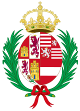 Coat of Arms of Margaret of Austria (1584-1611), Queen Consort of Spain