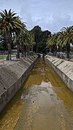 Colma Creek at Orange Memorial Park