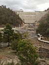 Cotter Dam from below.JPG