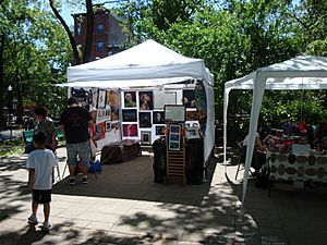 Crafts fair Van Vorst Park