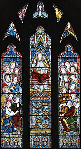 Enfield, St Mary Magdalene, The West window