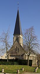 The church in Garcelles-Secqueville