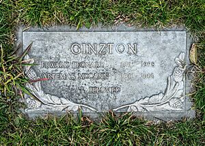 Ginzton gravestone