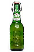 Grolsch premium lager bottle unopened