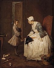 Jean Siméon Chardin - La Gouvernante (The Governess) - WGA04762