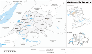 Location of Aarberg District