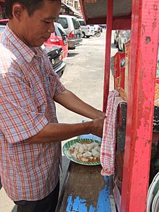 Ketoprak dan penjualnya di Jakarta