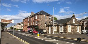 Lyle Hill sign at old Gourock Toll junction