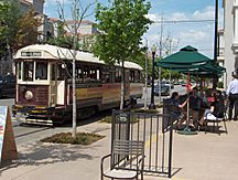 M-Line Trolley; Uptown Dallas, Texas