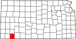 State map highlighting Seward County