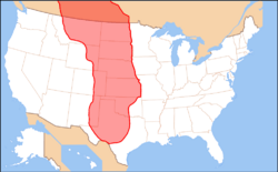 Map of the Great Plains