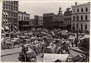 Marketing cotton Montgomery Alabama circa 1900