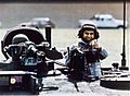 Michael Dukakis in tank