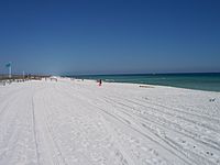 Navarre Beach Florida sand