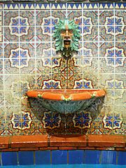 Neptune Fountain, Adamson House