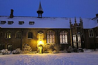 Old Court in the snow.