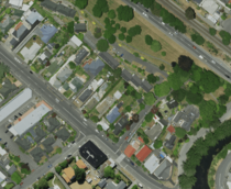 Opawa Road Aerial circa 2024