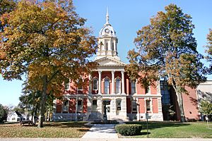 Marshall County courthouse in Plymouth, Indiana