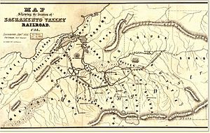 Sacramento Valley Railroad 1854