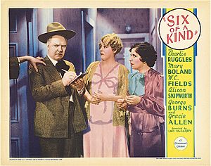 Six of a Kind lobby card