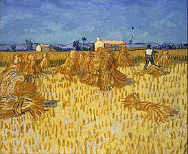 Vincent Van Gogh - Corn Harvest in Provence - Google Art Project