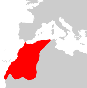 Agama impalearis range Map.png