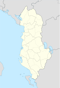 Bajram Curri (town) is located in Albania