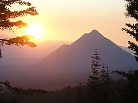 Black Butte Sunset 8-3-2007