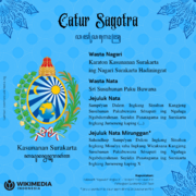 Catur Sagotra - Kasunanan Surakarta