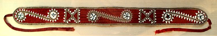 Choctaw beaded sash 1830s OHS