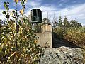 Decommissioned Lake Compounce chair lift on Tunxis Trail 2019