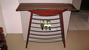 Jarrah wine rack